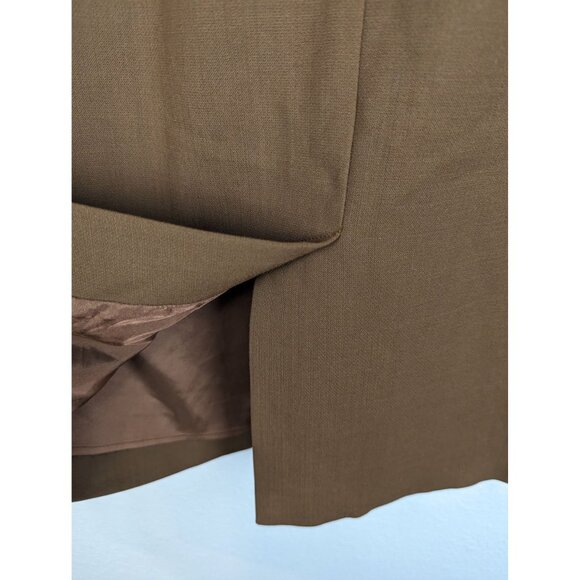 MaxMara Gray and Brown Mini Dress - Picture 11 of 15